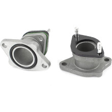 2 Pcs Aluminum Alloy Intake Motorcycle Carburetor Insulator for CG125