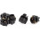 Universal T5 Dashboard Gauge Light Lamp Bulb Socket Holder for Car Black 5pcs 1