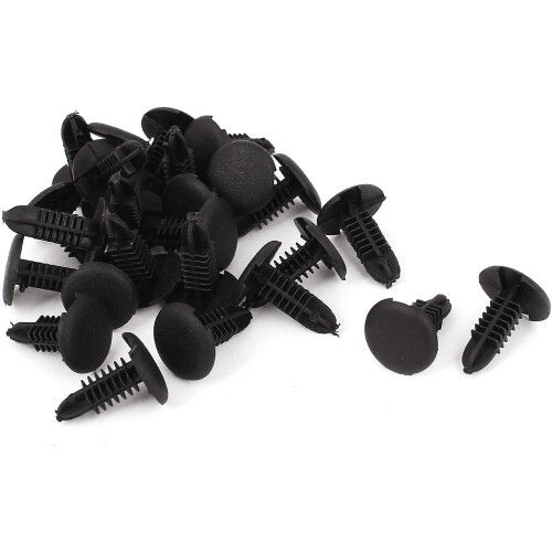 24Pcs Plastic Rivets 6mm x 5mm x 12mm for Car