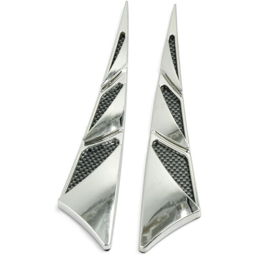 2pcs Triangle Shape Car Air Flow Fender Sticker