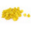50Pcs Yellow Plastic Rivet Clips 8mm x 11mm x 16mm 1
