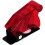 Plastic 12mm Toggle Switch Waterproof Spring Loaded Safety Cover Red 1