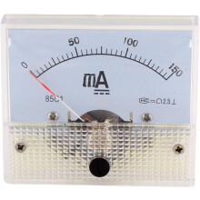 Analog Current Panel Meter DC 0-150mA 85C1 Ammeter for Automotive Circuit Testing Charging Battery Ampere Tester Gauge Pack of 1