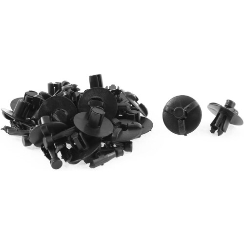 20Pcs Black Plastic Rivet Engine Splash Clips for Toyota Corolla Camry