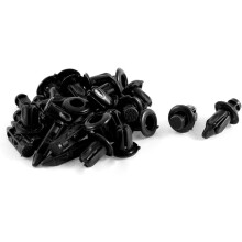 20 Pcs 6.5mm Hole Car Plastic Rivet Pin Clips