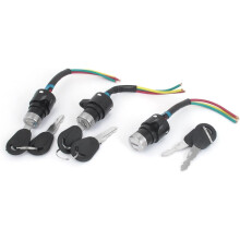 3-Wire Universal Scooter ATV Motorcycle Ignition Switch Lock 3pcs