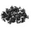 50pcs 7mm Plastic Fastener Rivet Clips Bumper Shield Retainer Auto Body Clips 1
