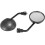 Motorcycle Plastic Shell 10mm Thread Blind Spot Rearview Mirror Pair 1