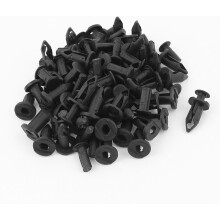 50pcs 8mm Plastic Push Rivet Bumper Fastener Pin Clips Retainer Clips