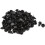 100 Pcs 9mm Hole Plastic Push Retaining Rivets Clip Black 1