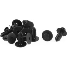 12Pcs Black Plastic Fir Tree Fastener Clips