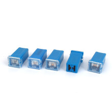 Auto 100A 32V Female PAL Slow Blow Fuse 5Pcs Blue
