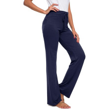 OURCAN Damen Jogginghose für Yoga Locker Weites Bein Dunkelblau XXL — damen jogginghose, weite hose, damen modal hose