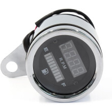 Universal Digital Dual LED Scooter Motorcycle Tachometer Fuel Gauge