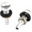 2 Pcs Repaired Windshield Washer Nozzle Silver Tone for Car Auto 1