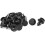 15Pcs Push Type Fender Retainer Bumper Clip Black 1