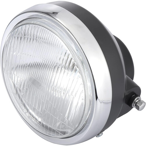 7 Inch Dia Motorcycle Headlight Headlamp Warm White