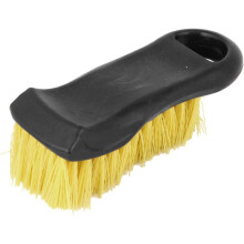Plastic Home Car Carpet Chair Cleaning Tool Brush, Black/Yellow