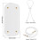 Leather Bag Backpack Making Set, 3Pcs Leather Purse Making Kit with Bag Bottom, Shoulder Strap, Drawstring for DIY Bag Making, White 2
