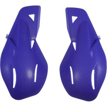 2 Pcs Blue Plastic ATV Motocross Motorcycle Hand Guards Handguards 24 x 12cm