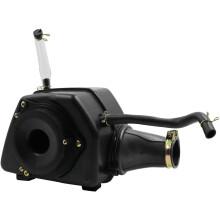Black Motorcycle Case Intake Filter Box Assembly