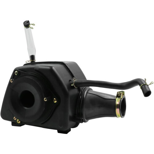 Black Motorcycle Case Intake Filter Box Assembly