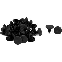 9mm x 8mm Hole Plastic Car Fender Fir Tree Clips Rivets Retainer Universal 30pcs
