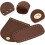 Leather Bag Making Set, 5pcs Kit with Bottom, Strap, Flap, Lock for DIY Bag Making, Coffee 4