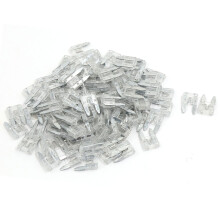 100 Pcs White Car Auto Truck SUV Replacement Fuses Mini Blade Fuse 25A