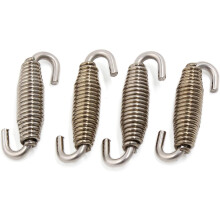 4 Pcs 59mm Swivel Universal Muffler Exhaust Pipe Spring for Motorcycle