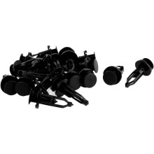9mm x 18mm x 28mm Rivet Fastener Fender Car Bumper Push Clip 20pcs