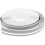 Gray White Car Auto Adhesive Tape Stripe Sticker Ornament 1