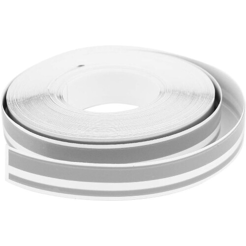 Gray White Car Auto Adhesive Tape Stripe Sticker Ornament