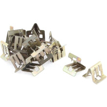 20Pcs Bronze Tone Auto Car Dash Dashboard Trim Metal Fastener Retainer