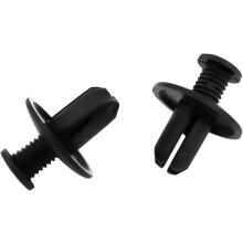 100 Pcs 8mm Hole Plastic Screw in Fastener Rivets Retainer Clips