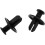100 Pcs 8mm Hole Plastic Screw in Fastener Rivets Retainer Clips 1