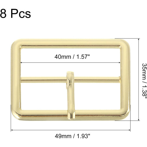 Metal Roller Buckles, Single Prong Belt Strap Adjuster 1