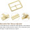 Metal Roller Buckles, Single Prong Belt Strap Adjuster 3