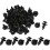 9mm Hole Dia Rivets Fastener Push Pin Plastic Clips for Car 50PCS 1
