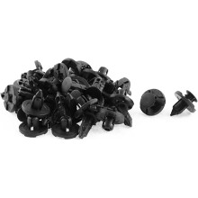 30pcs Black Plastic Rivet Bumper Lining Clips for Nissan Teana Tiida
