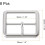 Metal Roller Buckles, Single Prong Belt Strap Adjuster 2