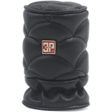 11 x 6cm Sponge Padded Cylinder Shaped Gear Shift Knob Cover Sleeve for Auto