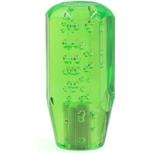 Unviersal 100mm Green Crystal Bubble Car Gear Shift Knob Shifter Lever