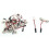 20 Pcs 39mm BA9S Festoon Dome Adapter T10 Bulb Socket Connector for Car Light 1