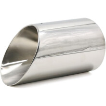 85mm Inlet Chrome Tail Throat Pipe Exhaust Muffler Tip for Ford Kuga Escape