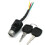 Ignition Switch Electric Bike Bicycle Security Lock w Two Spare Keys 1