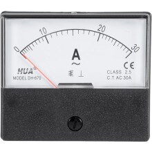 Fine Tuning Dial DH-670 AC 0-30A Current Test Panel Meter Ammeter