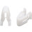 Plastic Fasteners Auto Car Trim Instrument Panel Dashboard 20PCS White 1