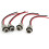 4 Pcs Plastic Shell T15 Brake Stop Light Lamp Socket for Auto Car 1