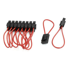 10pcs Waterproof Black in-line Wire Full Size Blade Type Fuse Holder for Car